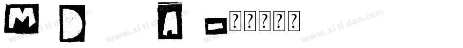My Dutsky Art字体转换